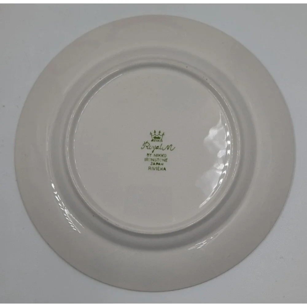 Nikko Riviera Red Salad Plates 7 3/8